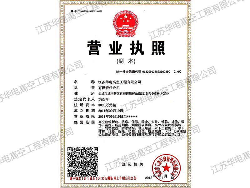 最新資質(zhì)證書